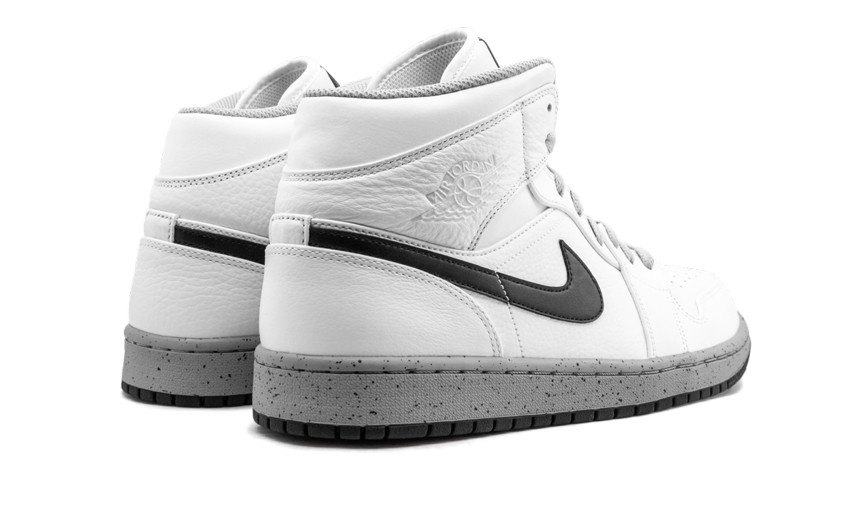 Air Jordan 1 Mid White/Cement 554724 115