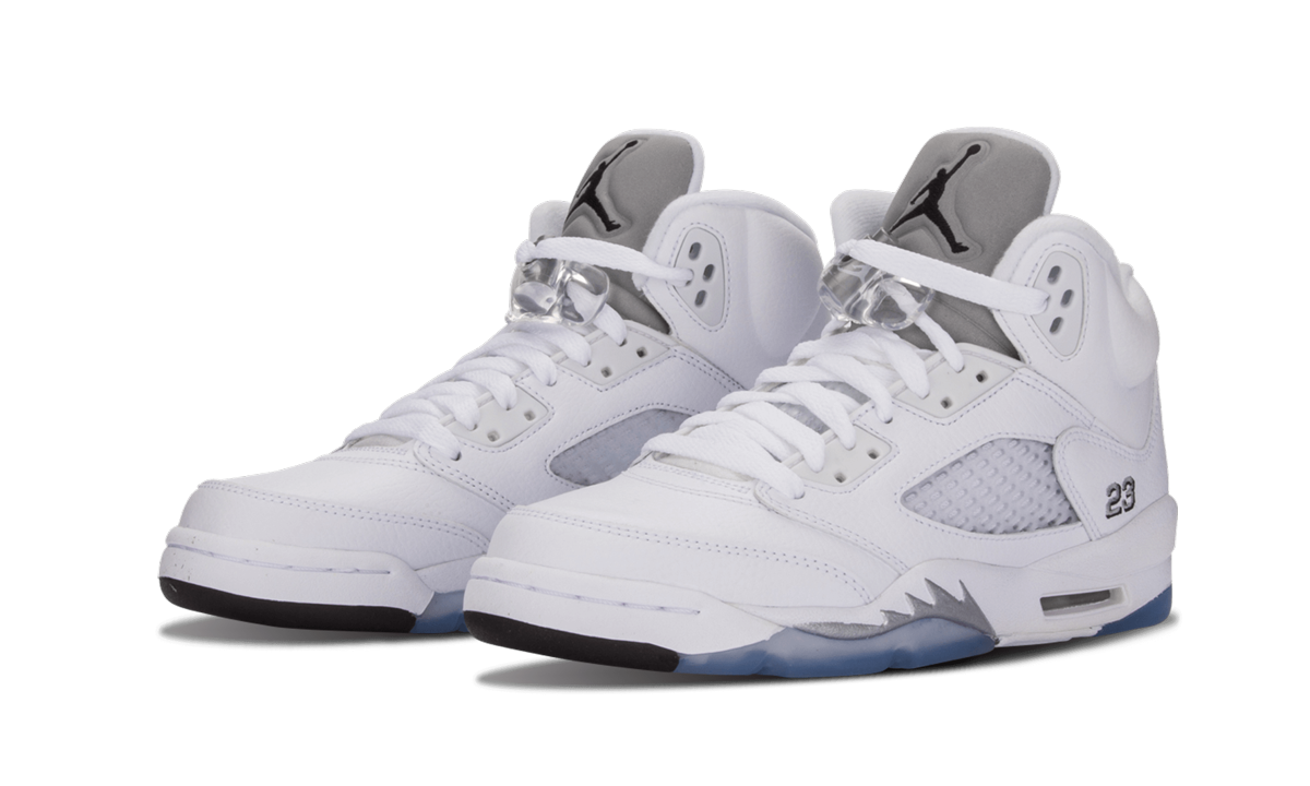 Air Jordan 5 Retro GS Metallic Silver 440888 130
