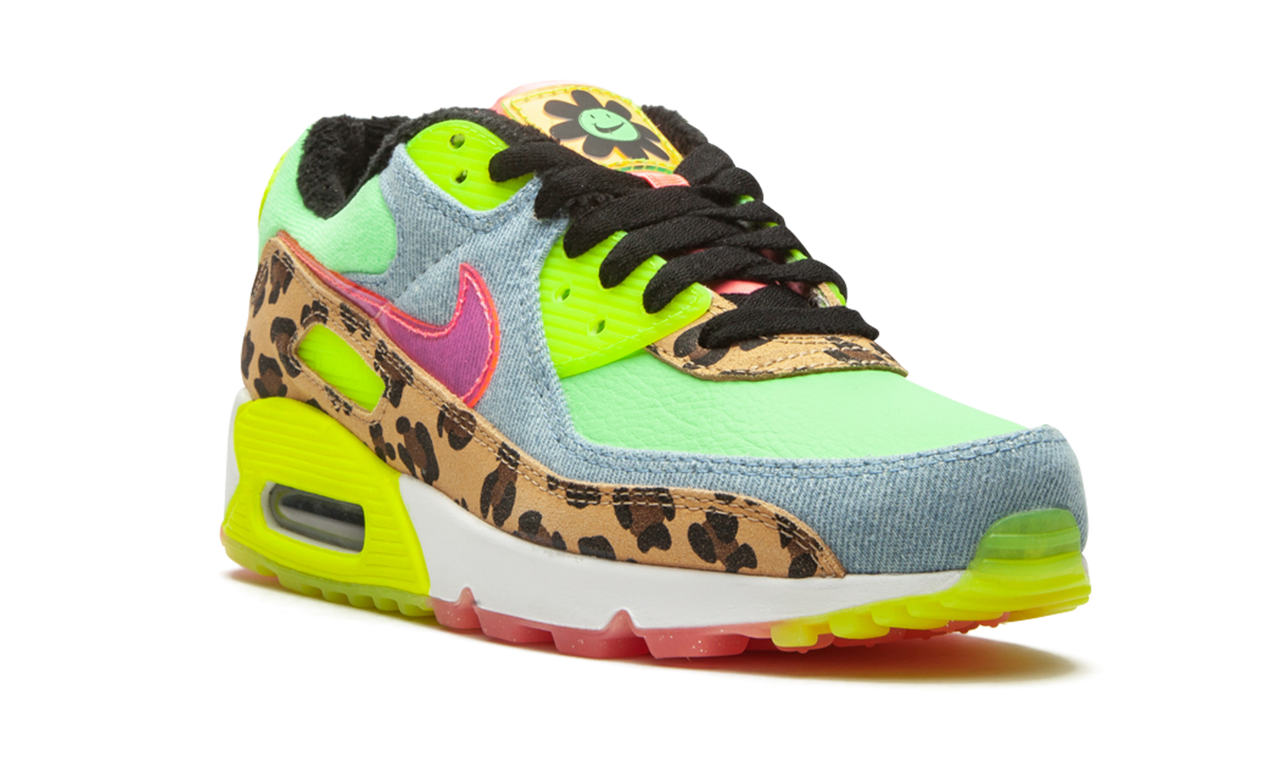 Nike W Air Max 90 LX "Denim Leopard Print" CW3499 300