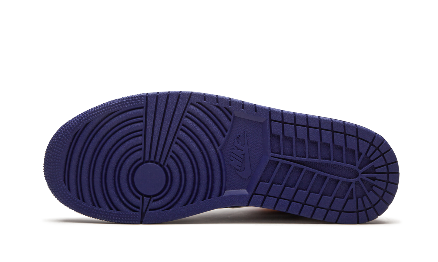 Air Jordan 1 Mid Royal Blue / Laser Orange 554724 131