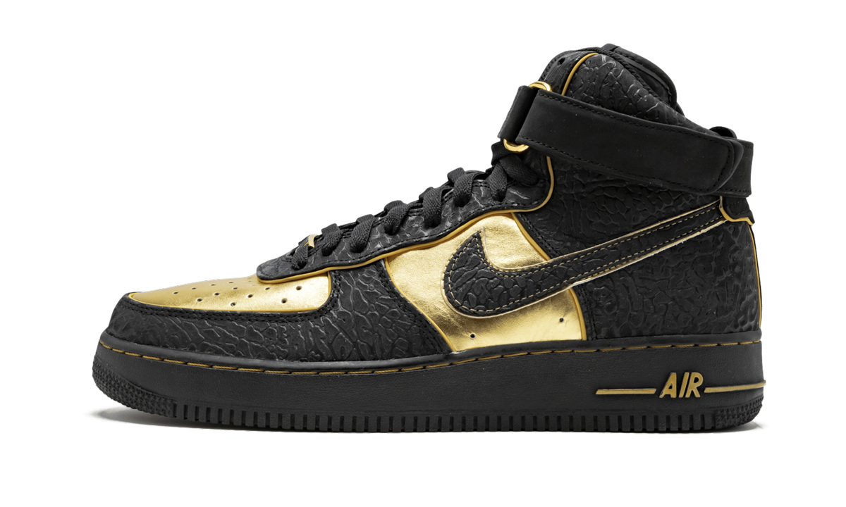 Nike Air Force 1 Hi Supreme "Black / Gold" 345189 002