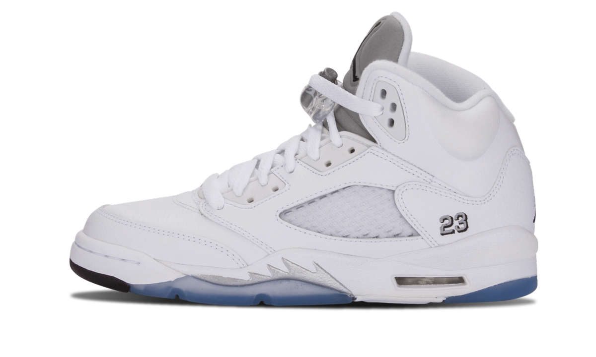 Air Jordan 5 Retro GS Metallic Silver 440888 130