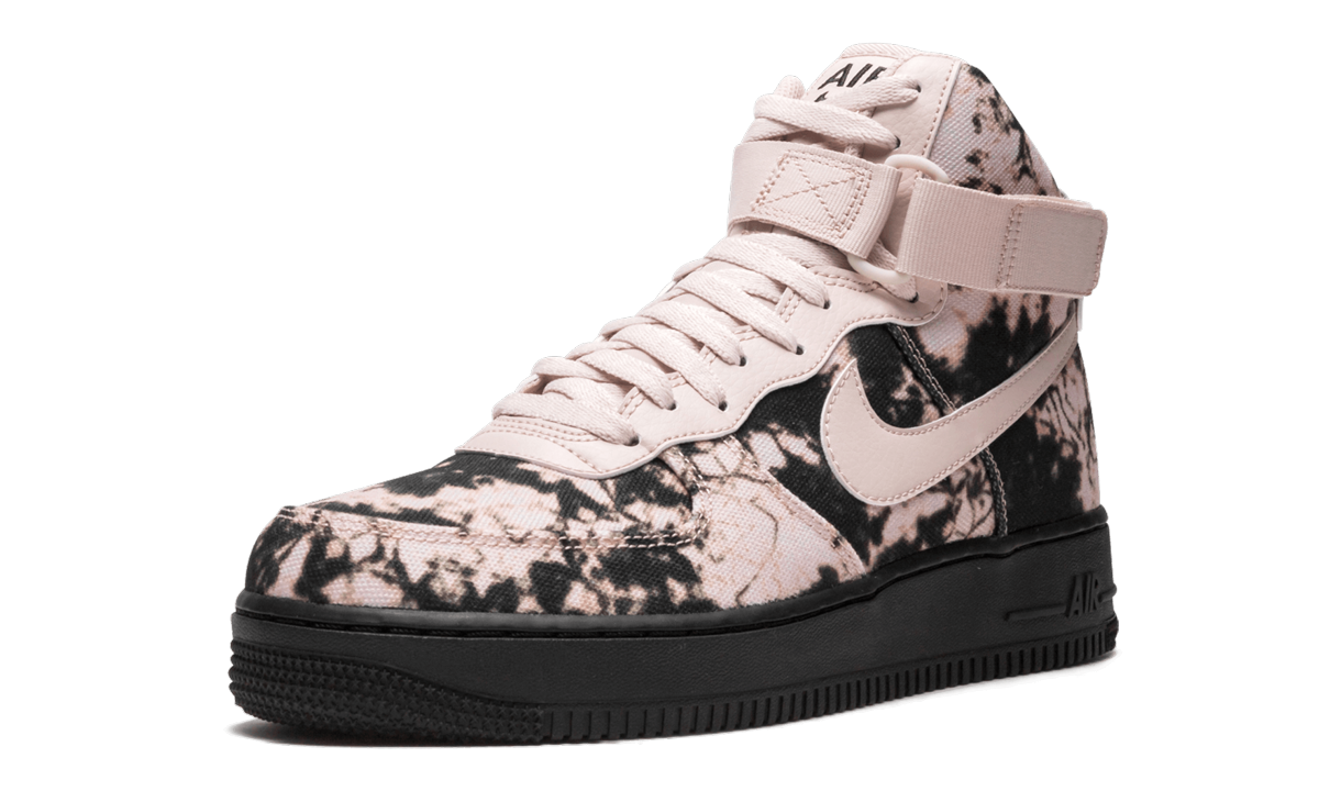 Nike Air Force 1 High Print "BLACK / PARTICLE BEIGE" AR1954 001