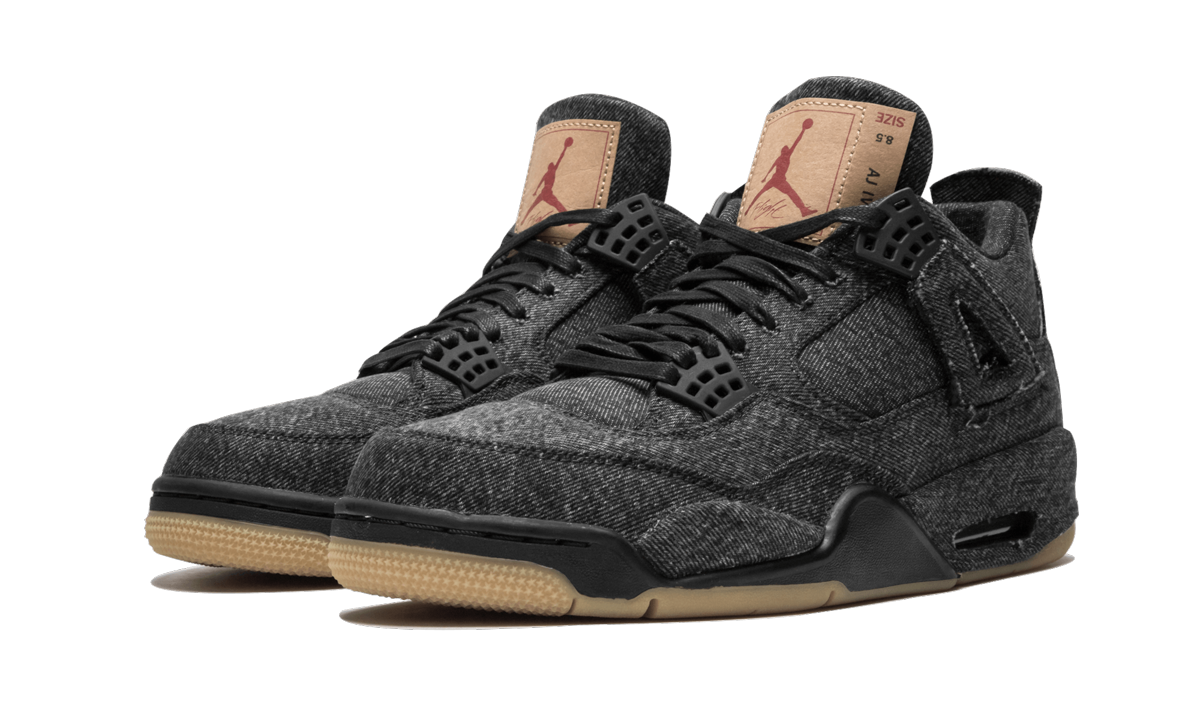 Air Jordan 4 Retro Levis NRG Black Levis AO2571 001