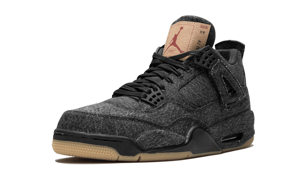 Air Jordan 4 Retro Levis NRG Black Levis AO2571 001