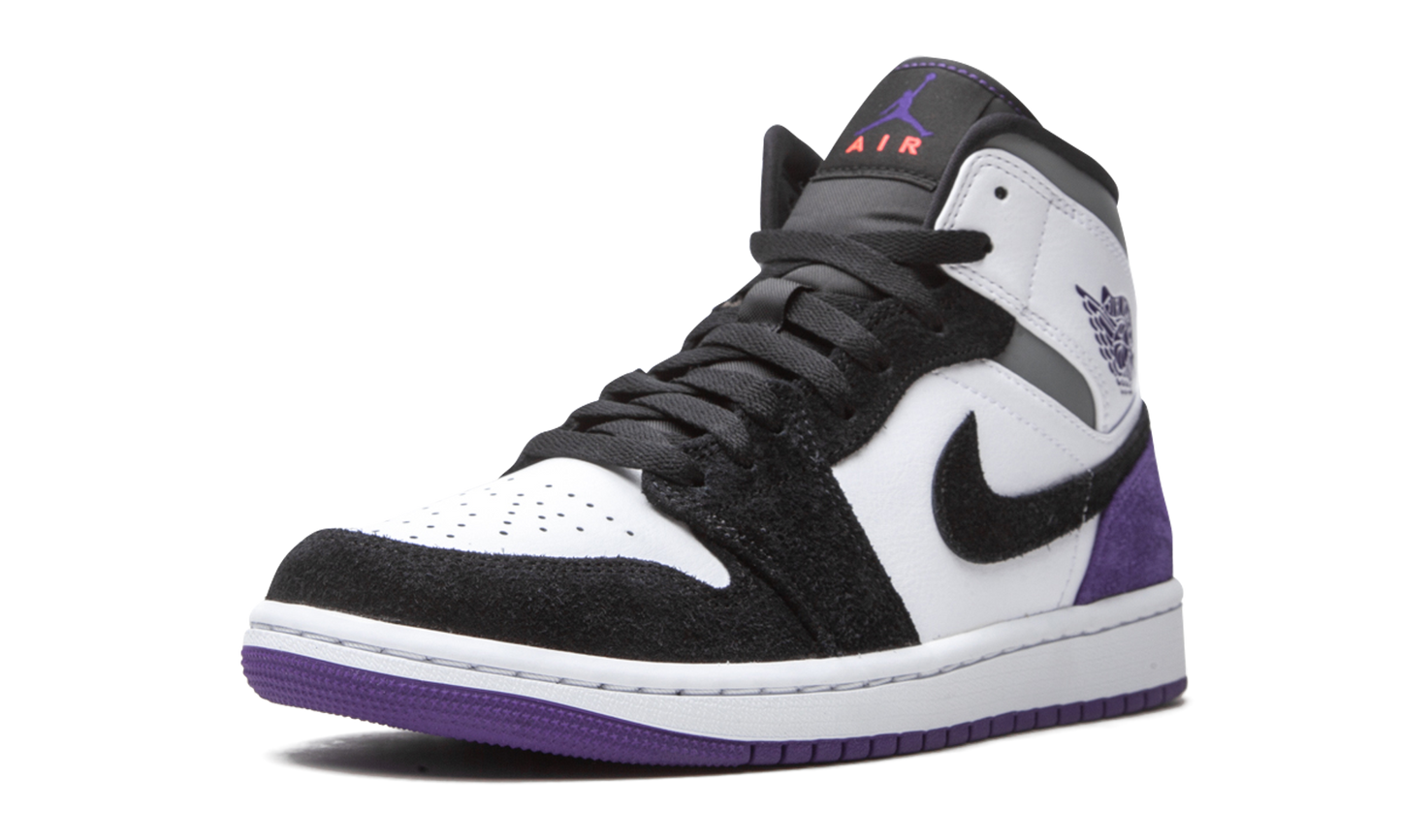 Air Jordan 1 Mid SE Court Purple Suede 852542 105