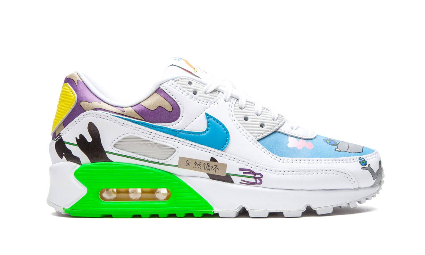 Nike Flyleather Air Max 90 QS "Ruohan Wang" CZ3992 900