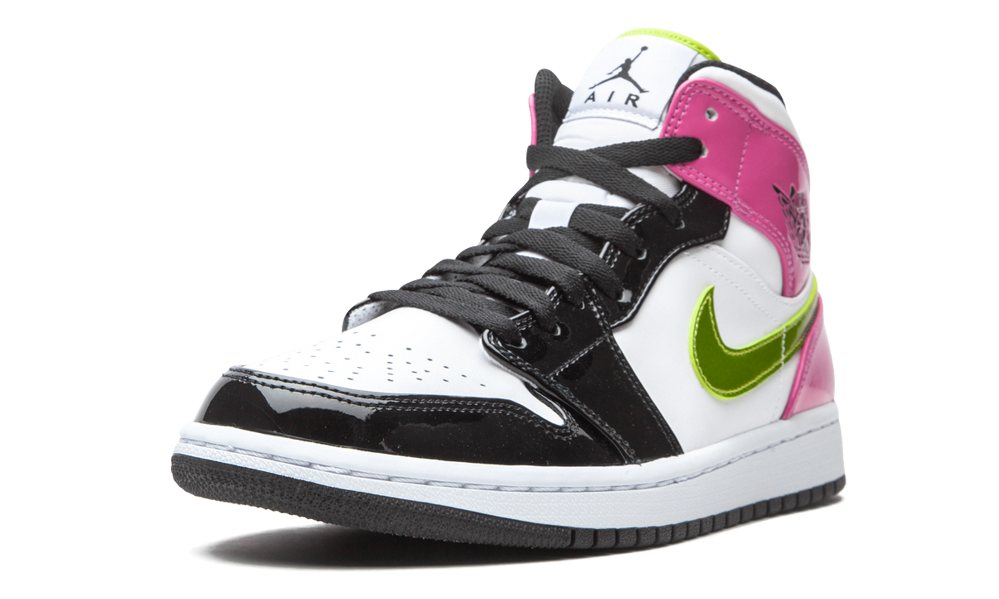 Air Jordan 1 Mid SE Cyber / Active Fuchsia CZ9834 100