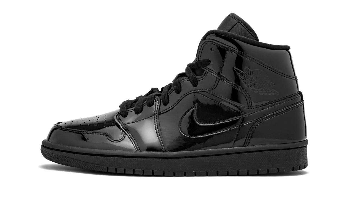 AIR JORDAN 1 MID WMNS Black Patent Leather BQ6472 002