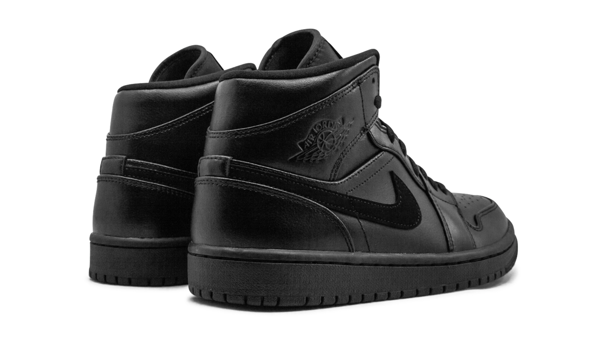 Air Jordan 1 Mid Triple black 554724 090