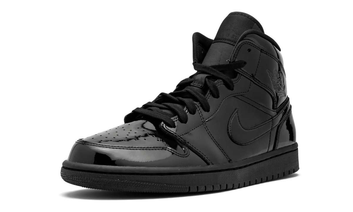AIR JORDAN 1 MID WMNS Black Patent Leather BQ6472 002