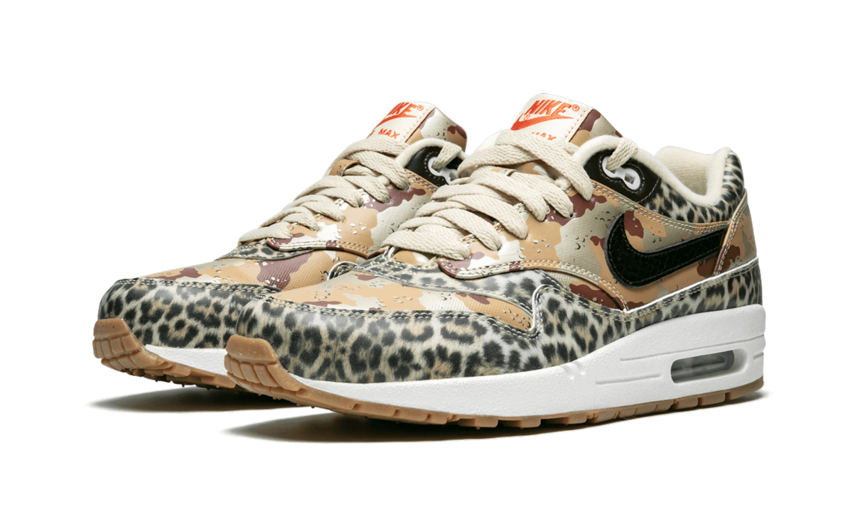 Nike AIR MAX 1 PRM MNS WMNS "Animal Camo" 454746 902