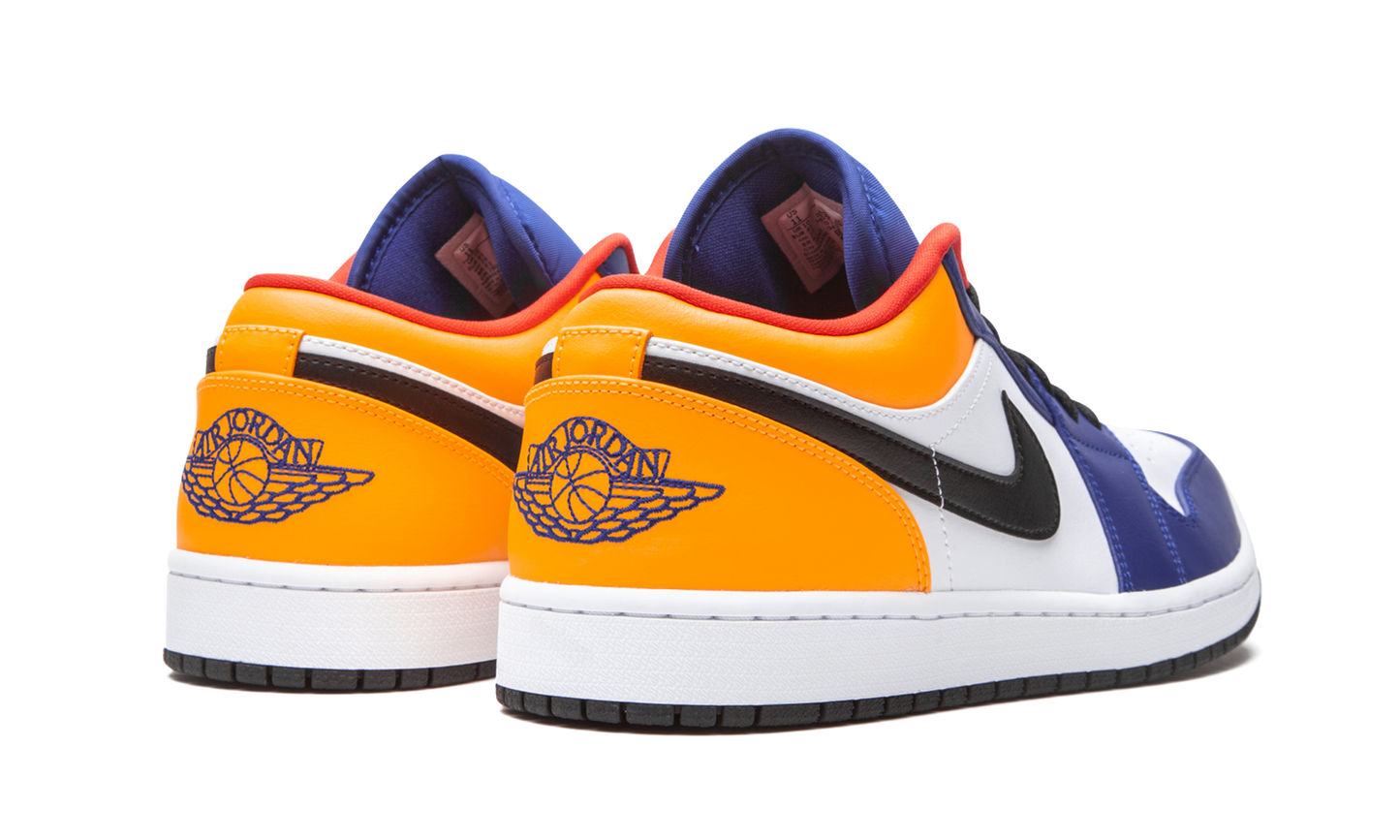 Air Jordan 1 Low Deep Royal / Yellow 553558 123