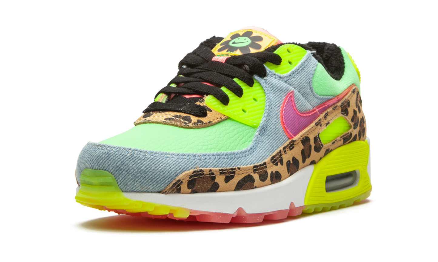 Nike W Air Max 90 LX "Denim Leopard Print" CW3499 300