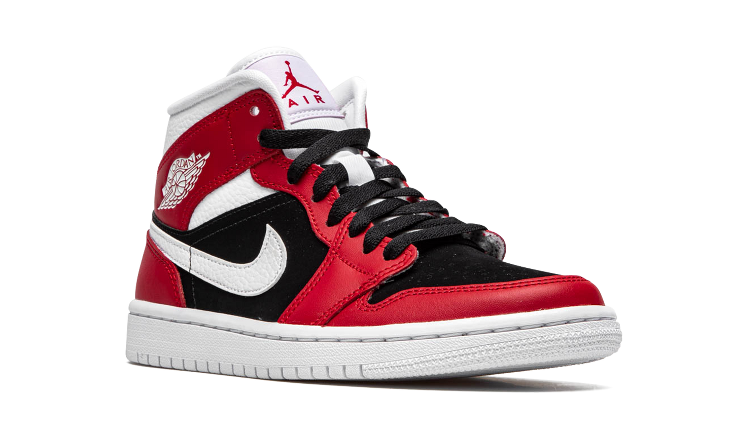 AIR JORDAN 1 MID WMNS Gym Red / Black BQ6472 601