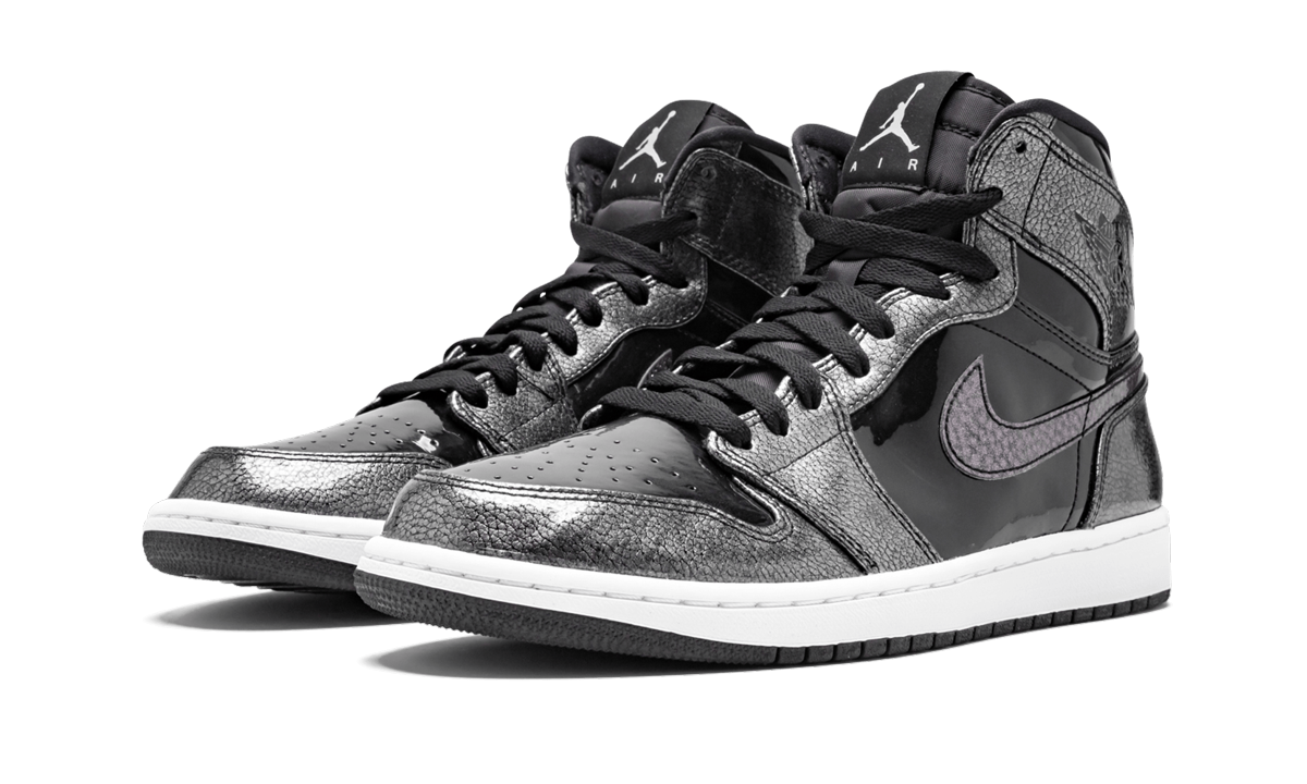 Air Jordan 1 Retro High Black Patent 332550 017