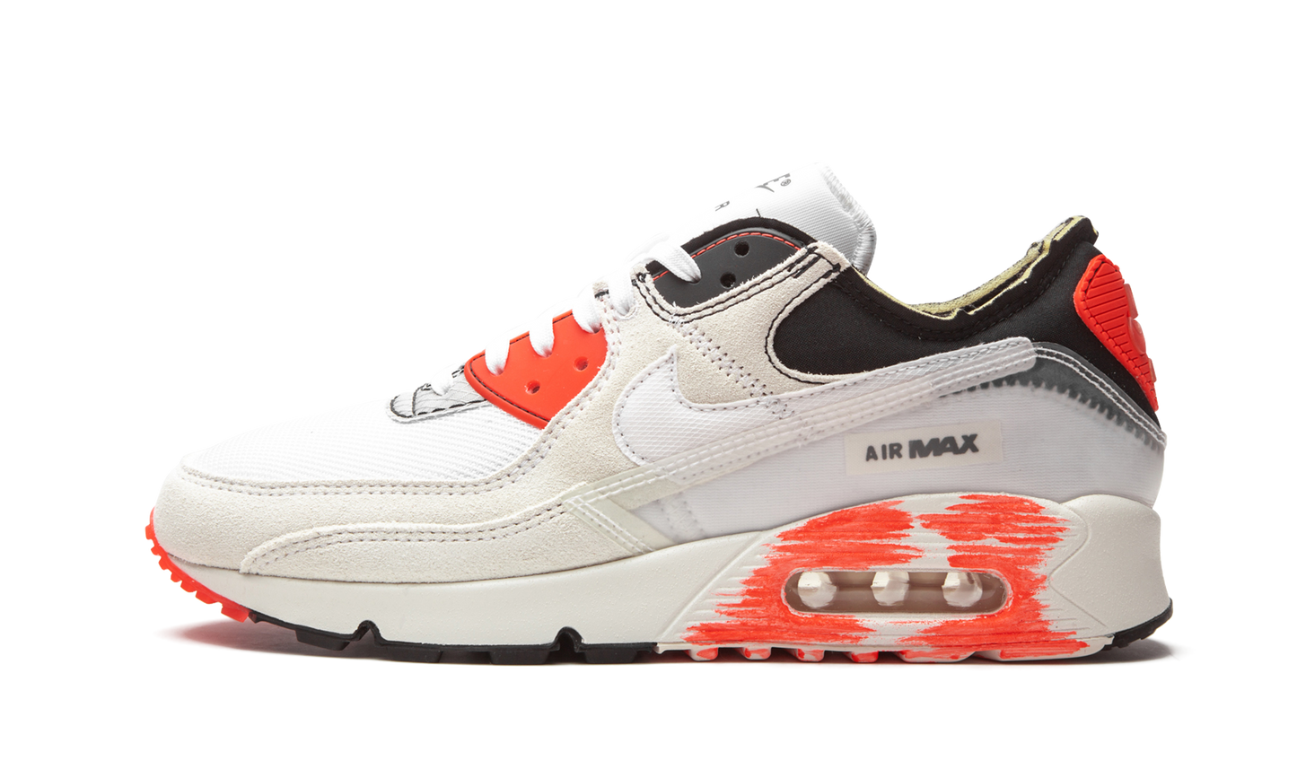 Nike Air Max 90 "Archetype - Bright Crimson" DC7856 100