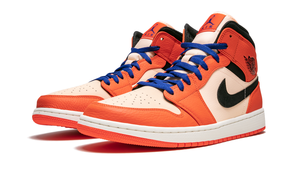 Air Jordan 1 Mid SE Team Orange 852542 800
