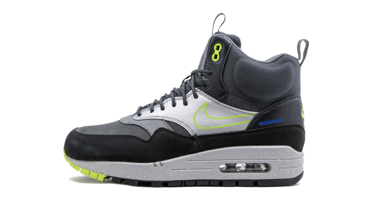 Nike AIR MAX 1 MID SNKRBT P MNS WMNS "Black Volt" 685269 002