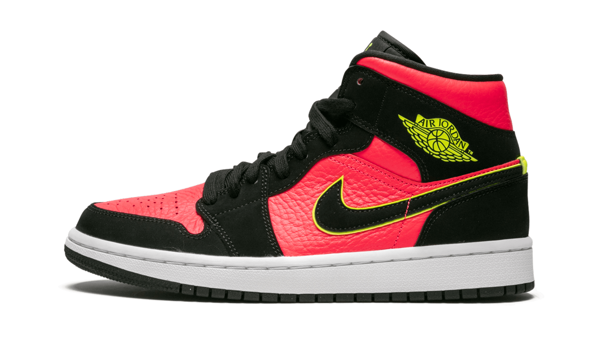 AIR JORDAN 1 MID WMNS Hot Punch / Volt BQ6472 006