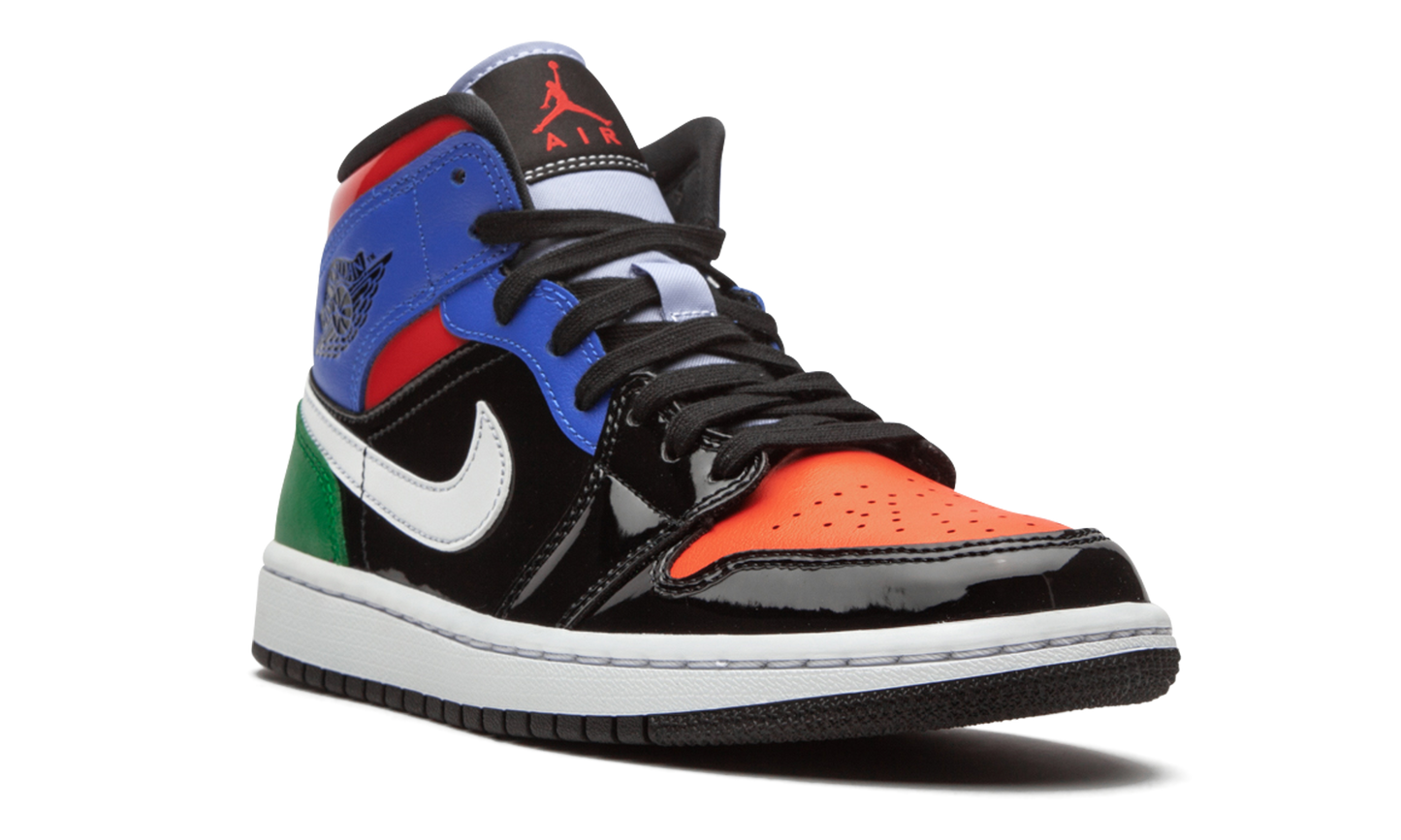AIR JORDAN 1 MID SE WMNS Multicolor Patent CV5276 001
