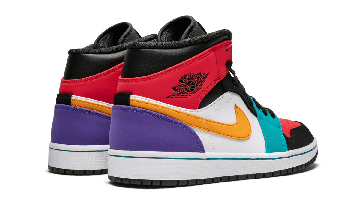 Air Jordan 1 Mid Multicolor 554724 125