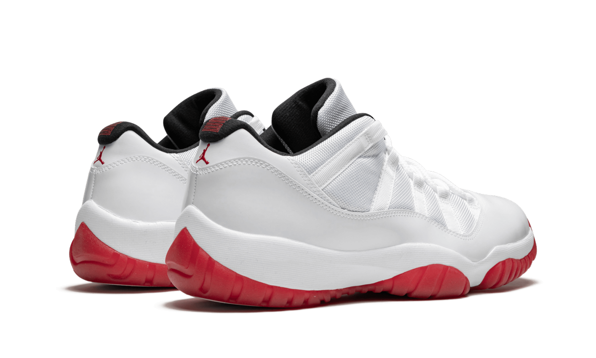 Air Jordan 11 Retro Low White/Varsity Red 528895 101