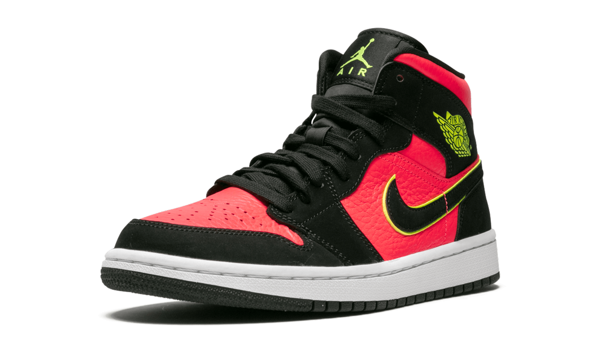AIR JORDAN 1 MID WMNS Hot Punch / Volt BQ6472 006