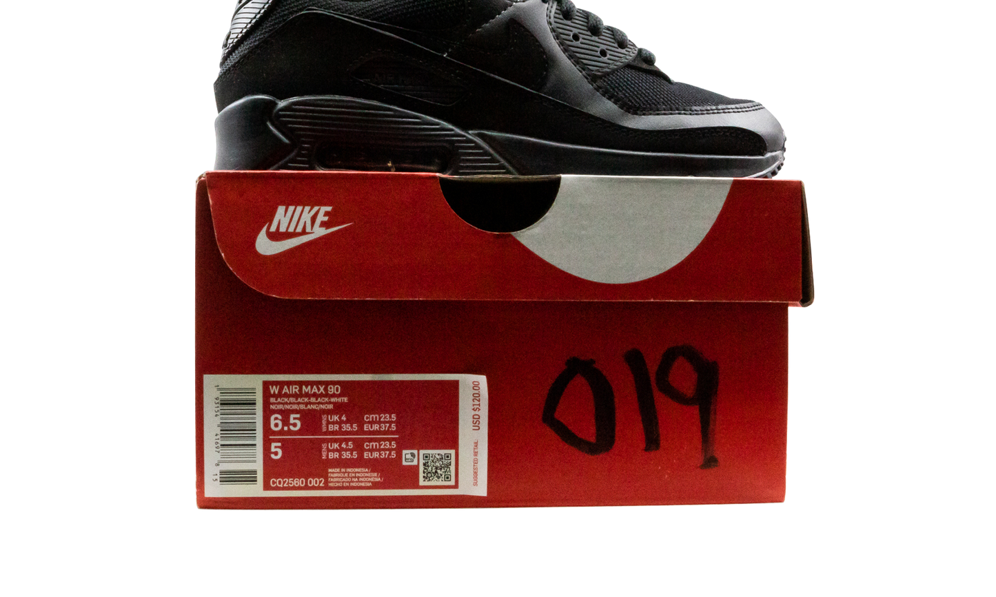Nike AIR MAX 90 WMNS "Triple Black" CQ2560 002