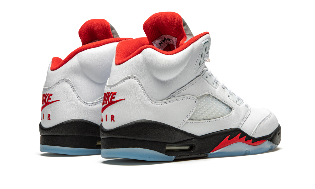 Air Jordan 5 Retro GS Fire Red Silver Tongue 440888 102