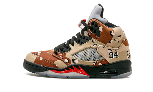Air Jordan 5 Retro Supreme Camo 824371 201