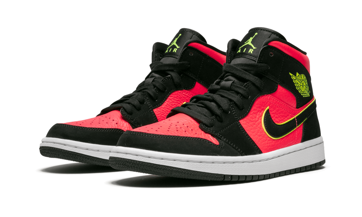 AIR JORDAN 1 MID WMNS Hot Punch / Volt BQ6472 006