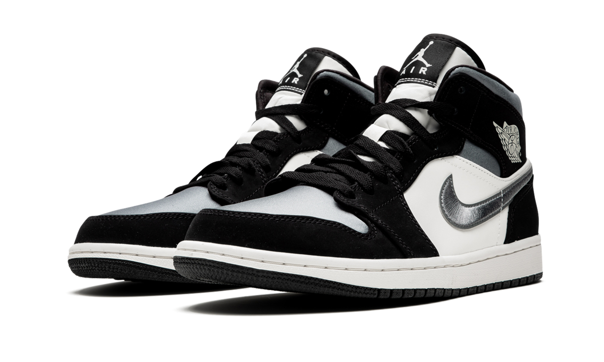 Air Jordan 1 Mid SE Satin Grey 852542 011