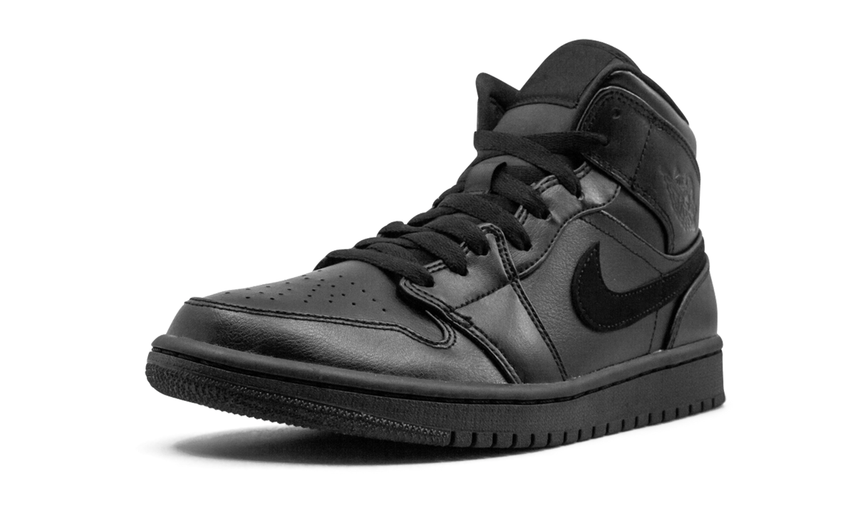 Air Jordan 1 Mid Triple black 554724 090