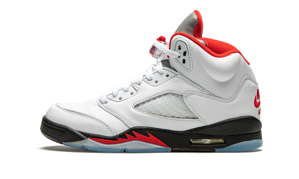 Air Jordan 5 Retro GS Fire Red Silver Tongue 440888 102