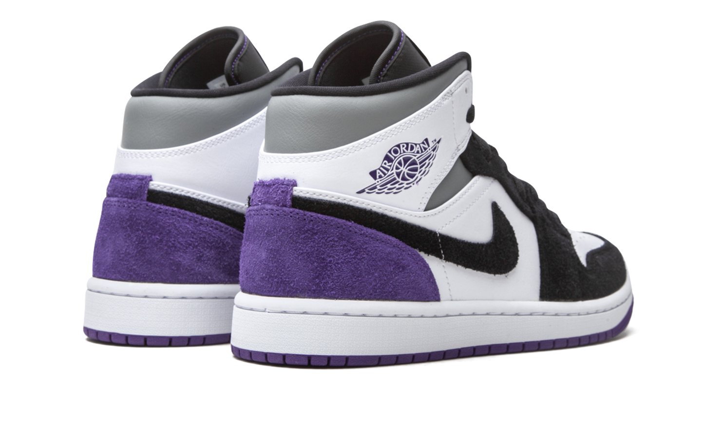 Air Jordan 1 Mid SE Court Purple Suede 852542 105