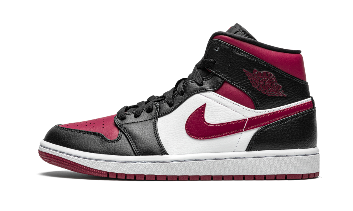 Air Jordan 1 Mid Bred Toe 554724 066