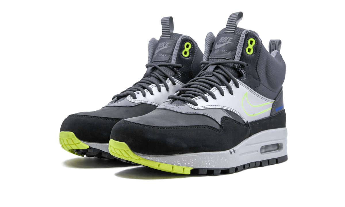 Nike AIR MAX 1 MID SNKRBT P MNS WMNS "Black Volt" 685269 002