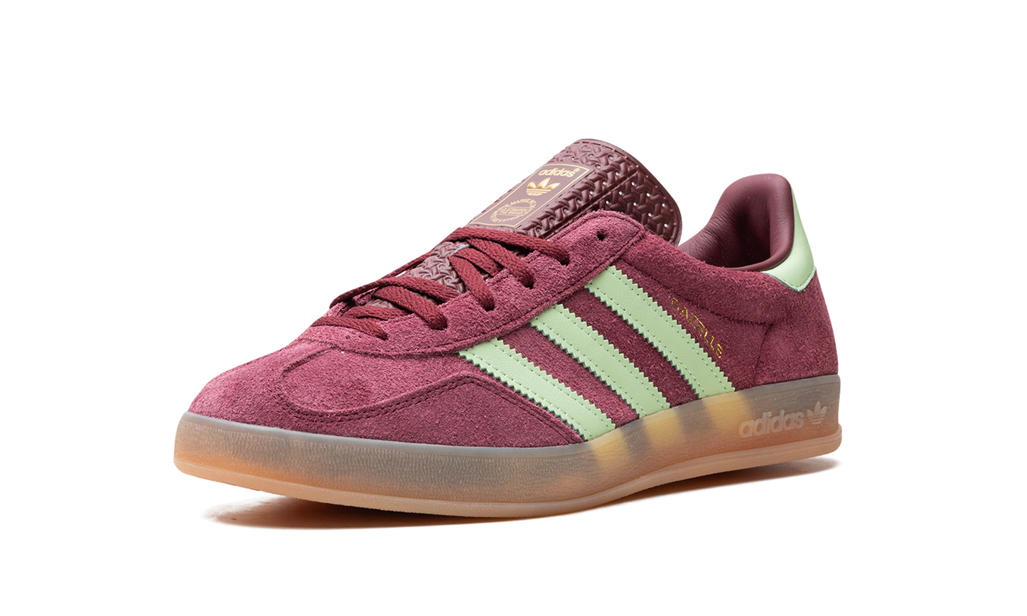Adidas Gazelle Indoor "Shadow Red Semi Spark Green" IH7487