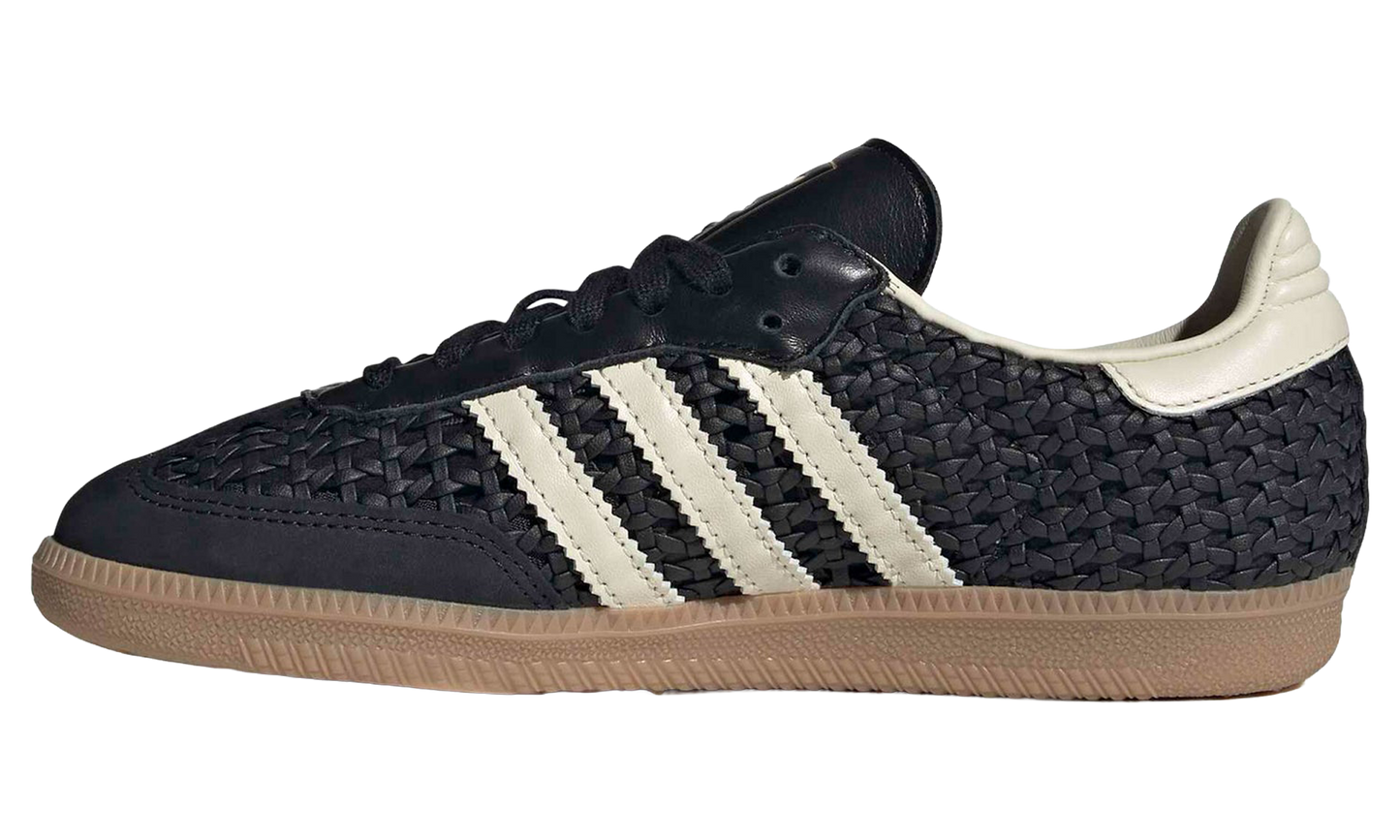 Adidas Samba OG WMNS "Basketweave Black Cream White" HQ9282