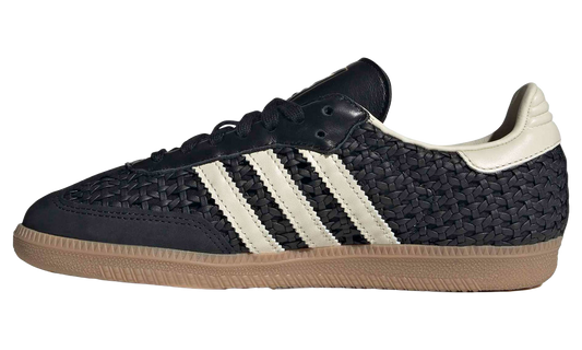 Adidas Samba OG WMNS "Basketweave Black Cream White" HQ9282