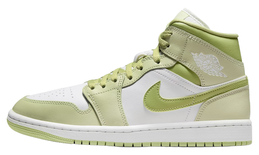 Jordan 1 Mid WMNS Olive Aura Lawn BQ6472 302