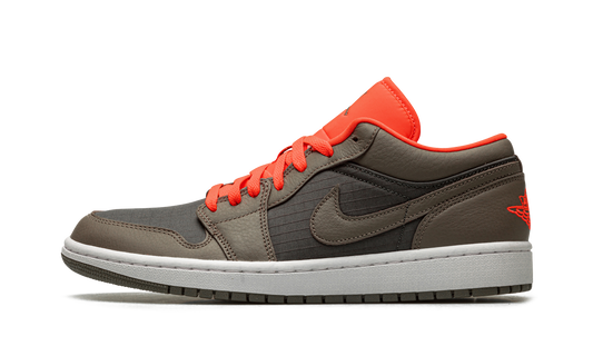 AIR JORDAN 1 LO SE WMNS Black / Olive/ Bright Crimson DQ6076 002