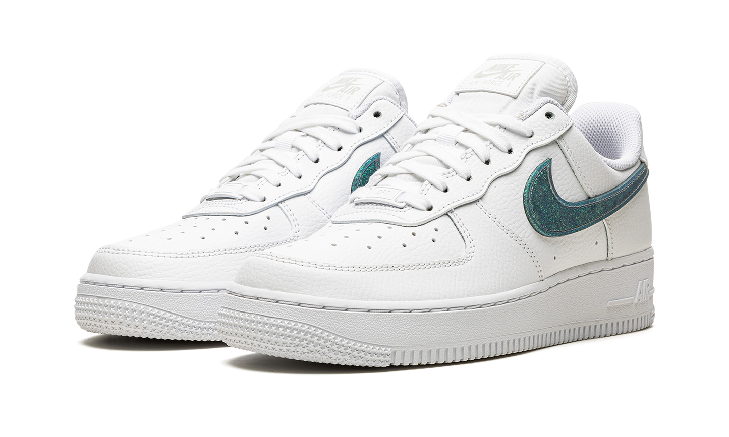 Nike AIR FORCE 1 '07 ESS WMNS Glitter Swoosh - Celery DH4407 100