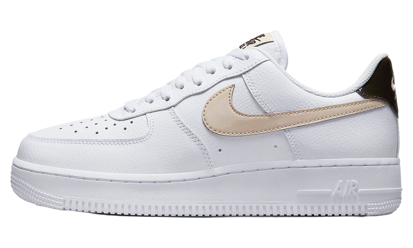 Nike Air Force 1 '07 WMNS White Sanddrift Patent FD9873 100
