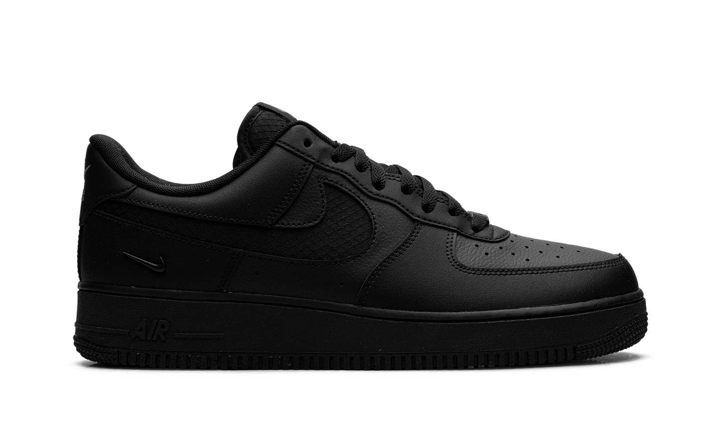 Nike Air Force 1 '07 LV8 "Triple Black Ripstop" IH4452 001