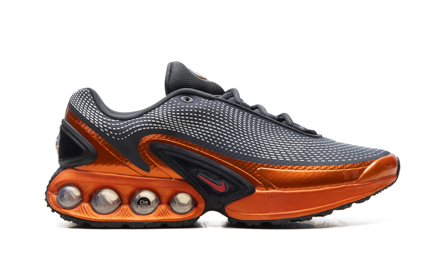 Nike AIR MAX DN QS "Dark Smoke Grey/Metallic Dark Grey/Salsa Red" HJ6695 001