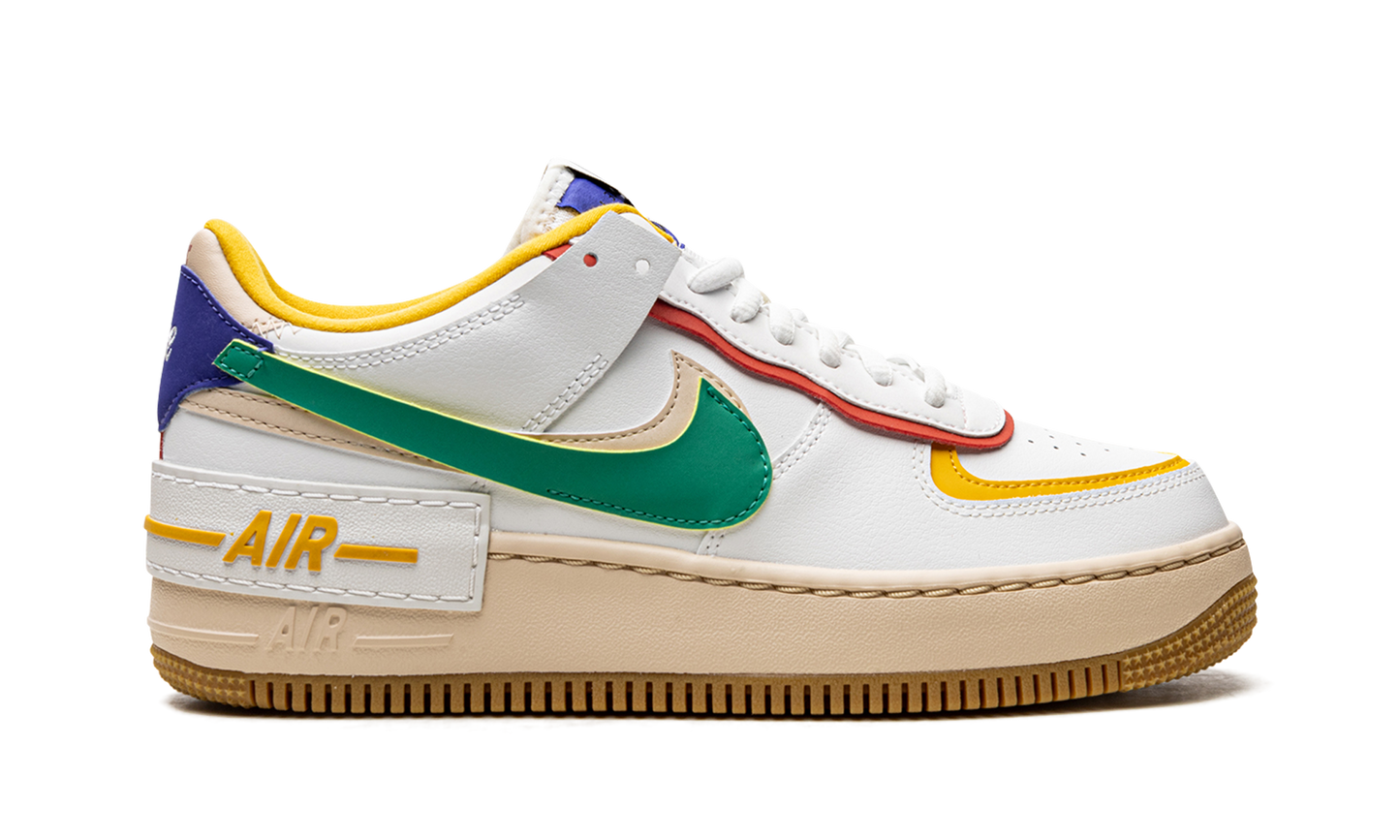 Nike AIR FORCE 1 LO SHADO MNS WMNS Summit White Neptune Green CI0919 118