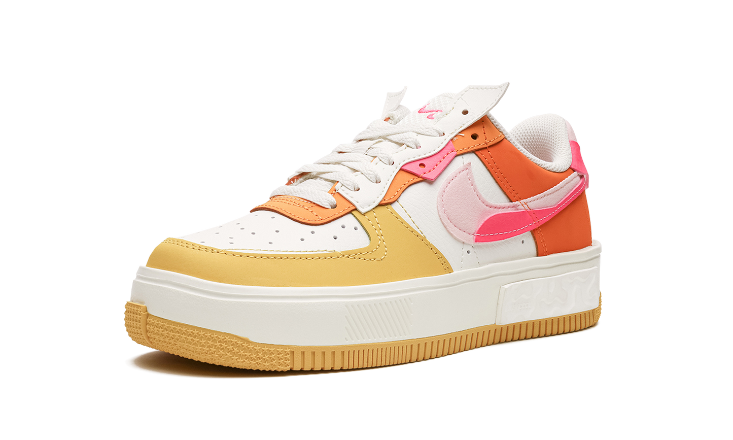 Nike AIR FORCE 1 FONTANKA MNS WMNS Summit White/Solar Flare/Medium Soft Pink/Hyper Pink DX2675 100
