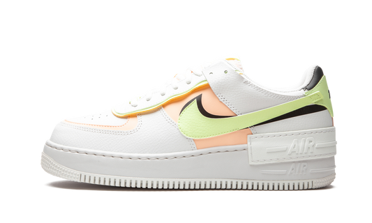 Nike AIR FORCE 1 SHADO MNS WMNS White / Barely Volt / Crimson Tint